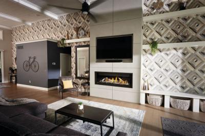 Napoleon Ascent Linear Premium 56 Direct Vent Gas Fireplace - BLP56NTE