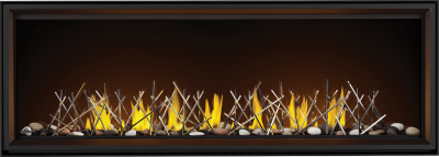 Napoleon Tall Linear Vector 74 Direct Vent Gas Fireplace - TLV74N