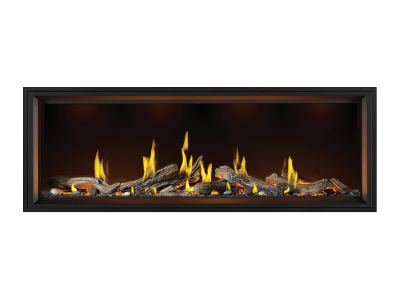 Napoleon Tall Linear Vector 74 Fireplace with Luminous Logs - TLV74LN