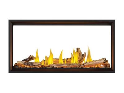 Napoleon Tall Linear Vector 50 See Through Direct Vent Gas Fireplace - TLV50N2