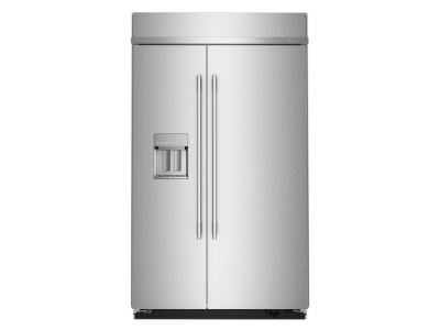 48" Kitchenaid 29.4 Cu. Ft Built-In Side-by-Side Refrigerator - KBSD748SPS