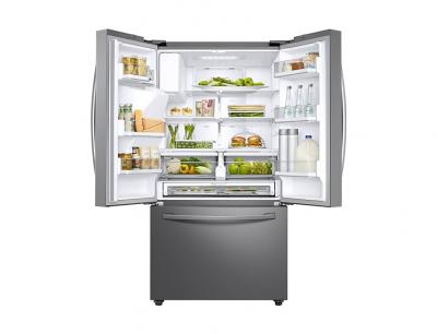 36" Samsung 28 Cu. Ft. French Door Refrigerator With Twin Cooling Plus In Stainless Steel - RF28R6201SR
