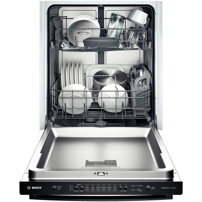 24" Bosch Bar Handle Ascenta Dishwasher In Black - SHX3AR76UC