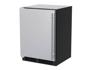 24" Marvel 5.1 Cu. Ft. Built-In Refrigerator With Door Storage - MLRE124SS21A