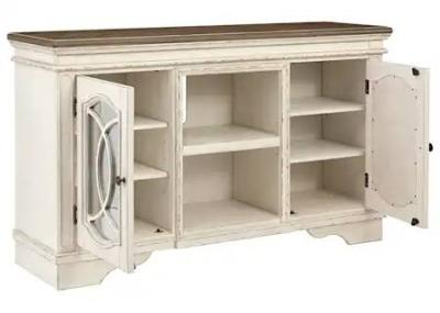 Signature Design by Ashley Realyn TV Stand with 2 Cabinet Doors - W743-48