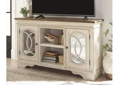 Signature Design by Ashley Realyn TV Stand with 2 Cabinet Doors - W743-48