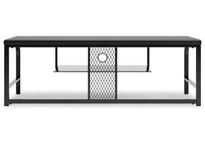 Signature Design by Ashley Lynxtyn TV Stand with Sturdy Metal Frame - W400-110