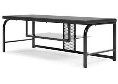 Signature Design by Ashley Lynxtyn TV Stand with Sturdy Metal Frame - W400-110