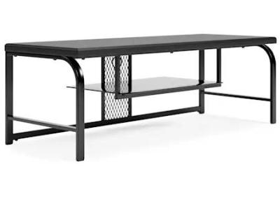 Signature Design by Ashley Lynxtyn TV Stand with Sturdy Metal Frame - W400-110