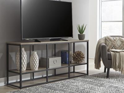 Signature Design by Ashley Wadeworth Extra Large TV Stand in Brown/Black - W301-10