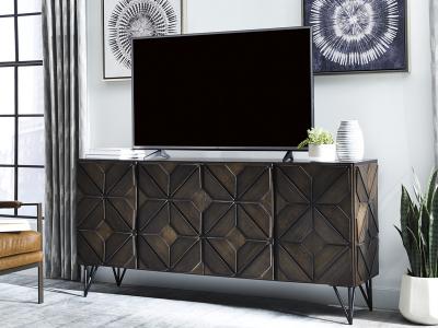 Signature Design by Ashley Chasinfield Extra Large TV Stand Dark Brown - W648-68