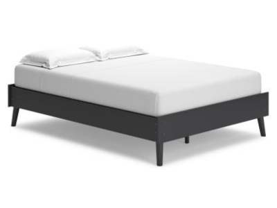 Signature Design by Ashley Charlang Full Platform Bed in Black - EB1198-112