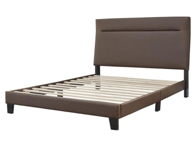 Signature Design by Ashley Adelloni Queen UPH HDBD/FTBD/Roll Slats in Brown - B080-481