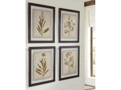 Signature Design by Ashley Dyani Wall Art Set (4/CN) A8000198 Multi
