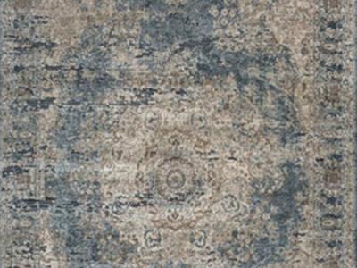Signature Design by Ashley South Medium Rug in Blue/Beige - R402722