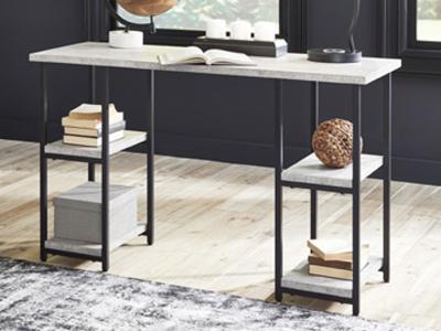 Signature Design by Ashley Lazabon Home Office Desk in Gray/Black - H102-27