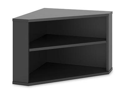 Signature Design by Ashley Otaska Home Office Corner Bookcase in Black - H206-22H 