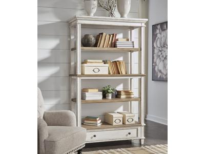 Signature Design by Ashley Realyn Bookcase in Brown/White - H743-70