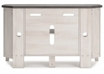 Signature Design by Ashley Dorrinson Corner TV Stand with Fireplace OPT - W287-67