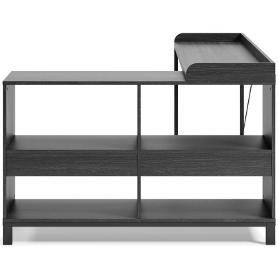 Signature by Ashley L-Desk/Yarlow/Black H215-24
