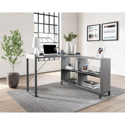 Signature by Ashley L-Desk/Yarlow/Black H215-24