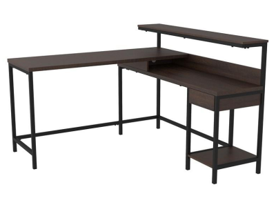 Signature by Ashley L-Desk with Storage/Camiburg H283-24