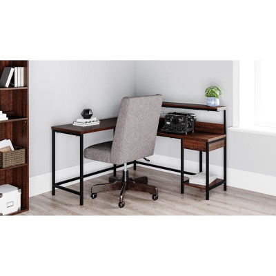 Signature by Ashley L-Desk with Storage/Camiburg H283-24