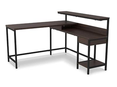 Signature by Ashley L-Desk with Storage/Camiburg H283-24