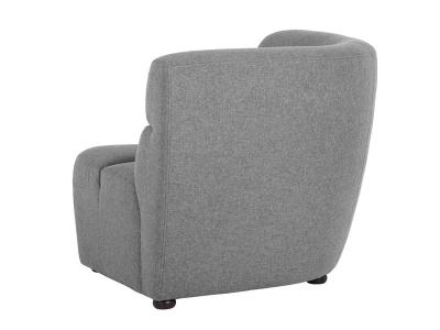 Sunpan Cornell Modular Corner Chair In Polo Club Kohl Grey - 103504