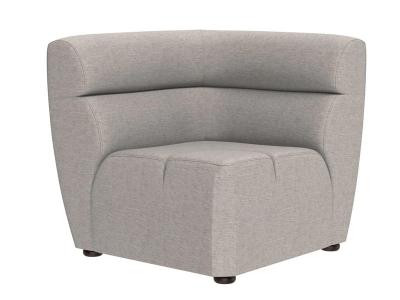 Sunpan Cornell Modular Corner Chair In Polo Club Stone - 103827