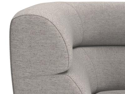 Sunpan Cornell Modular Corner Chair In Polo Club Stone - 103827