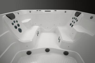 Endless Pools R-Series R200 RecSport Recreation Systems Swim Spa with Gray Cabinet and Entertainment System - 941912059202-23