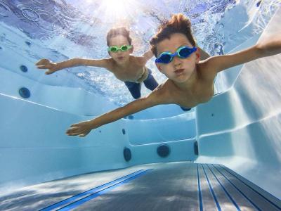 Endless Pools R-Series R220 RecSport Recreation Systems Swim Spa with Gray Cabinet - 941914309200-23