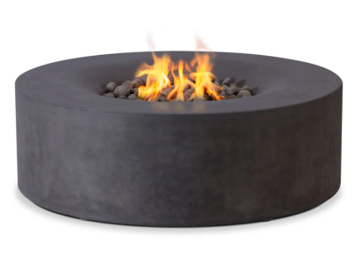Pyromania Avalon Liquid Propane Fire Table in Charcoal Grey - AV-CH-LP
