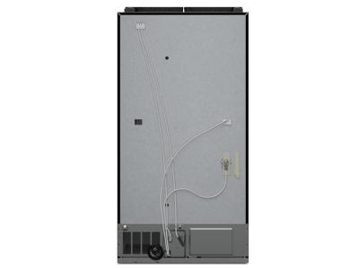 36" Whirlpool French Door Bottom Mount Refrigerator in FingerPrint Resistant Black Stainless Steel - WRFF3236RV