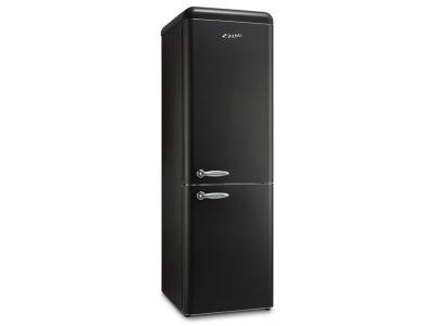 24" Epic 11 Cu. Ft. Capacity Retro Refrigerator in Matte Black - ERFF111BL