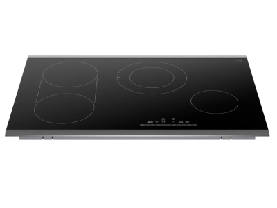 30" Bosch 800 Series Electric Cooktop in Black Surface Mount with Frame - NET8069SUC