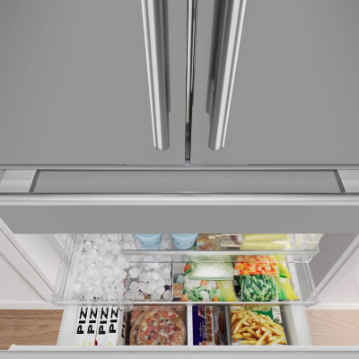 36" Thermador Masterpiece French Door Bottom Freezer Refrigerator - T36FL810NS