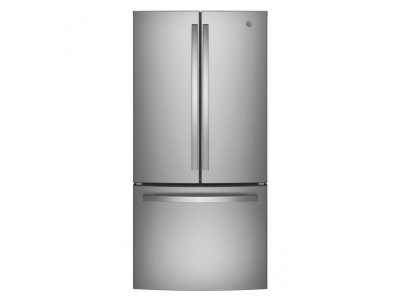 33" GE  French-Door Refrigerator in Stainless Steel - GNE25JYKFS