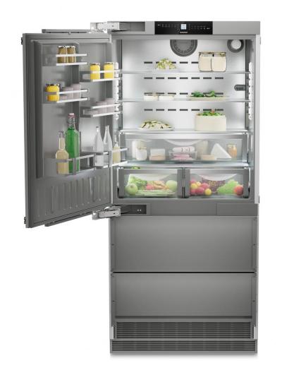 36" Liebherr 19.5 Cu. Ft. Fully Integrated Bottom Freezer Refrigerator - HC2091G