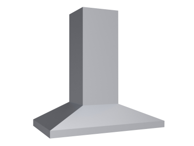 36" Vent-A-Hood Premuim Power Lung V-Line Wall Mounted Hood - PDH7-K36SS