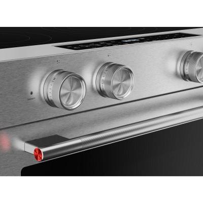 30" Kitchenaid 5.3 Cu. Ft. Smart Slide-in Electric Range with Convection Cooking Modes - YKSES330SPS