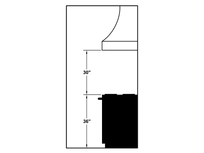 54" Vent-A-Hood Premier Magic Lung Designer Series Wall Mounted Range Hood - JDH354/C1SS