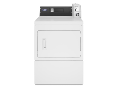 27" Maytag Commercial Gas Dryer with Coin Drop Ready - MDG20PDAWW