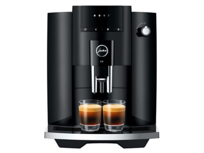 Jura E4 Automatic Coffee & Espresso Machine in Piano Black - 15466