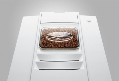 Jura E4 Automatic Coffee & Espresso Machine in Piano White - 15560