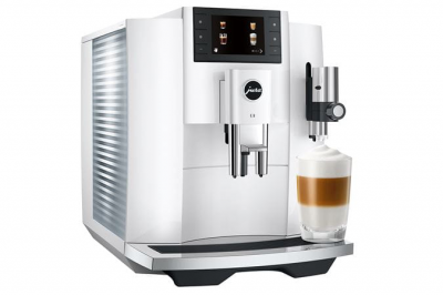 Jura E8 Counter Top Espresso Machine in Piano White - 15683