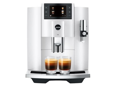 Jura E8 Counter Top Espresso Machine in Piano White - 15683