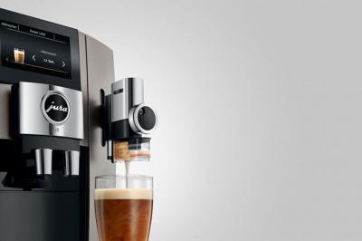 Jura J8 Automatic Coffee Machine in Midnight Silver - 15555