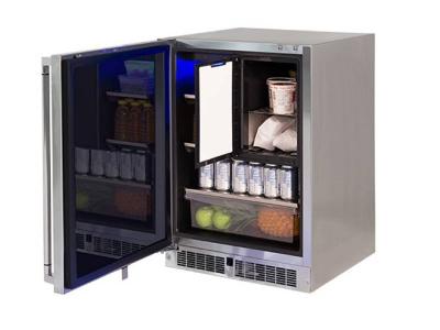 24" Lynx Professional Combo Left Refrigerator Freezer - LM24REFCL